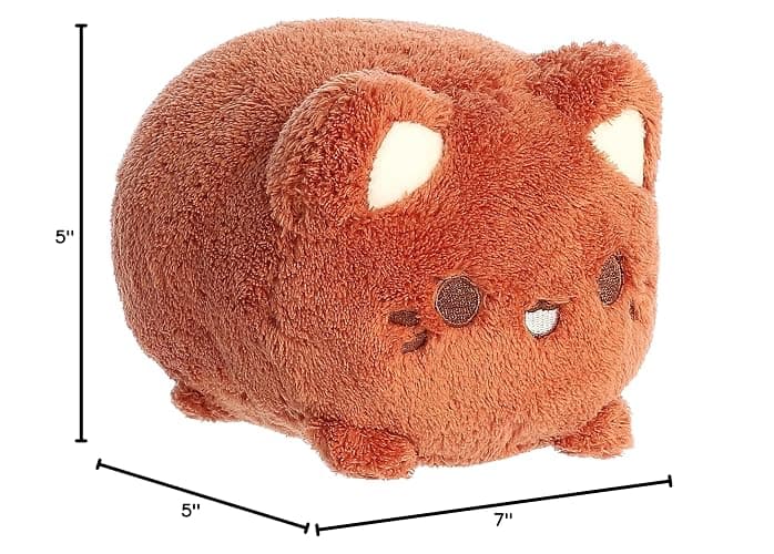 Aurora® Enchanting Tasty Peach® Coconut Meowchi Stuffed Animal - Bright & Colorful Design - Showpiece Plush - Brown 7 Inches thumbnail 2