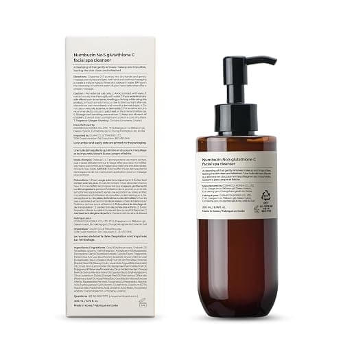 numbuzin No.5 Cleansing Oil | Glutathione C Facial Spa Cleanser | Gentle Cleanser for Blackhead, Pore, Makeup Remover | Vitamin C, Niacinamide | Double Cleansing, Korean Skincare | 6.76 fl. oz. thumbnail 7