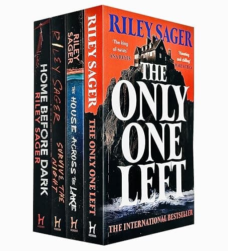 Riley Sager 4 Books Collection Set (Home Before Dark, Survive The Night, The House Across The Lake & The Only One Left) - Image 1