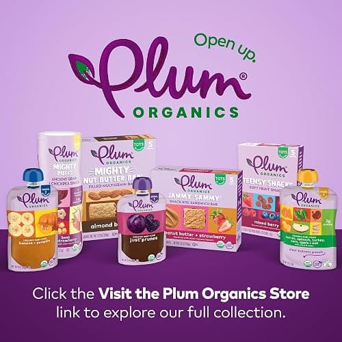 Plum Organics Variety Pack, 6+ Months – Fruit and Veggie Adventure Pack – Organic Baby Food Pouches, 4 oz Pouch, Pack of 18 (Amazon Exclusive) thumbnail 7