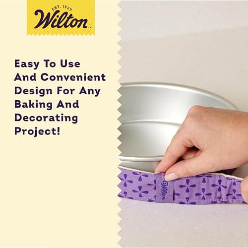 Wilton Bake-Even Baking Strips, Baking Tin Wraps, 6 Pieces thumbnail 6