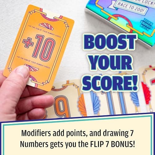 USAOPOLY Flip 7 Card Game, The Ultimate Blend of Press Your Luck Strategy | Fast-Paced Addictive Card Game, Quick to Learn & Easy to Teach, 3+ Players, Ages 8+ thumbnail 8