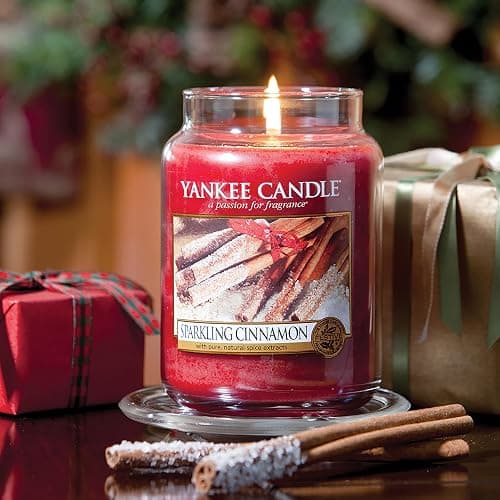 YANKEE CANDLE Candele In Giara, Cannelle Scintillante, Grande thumbnail 6