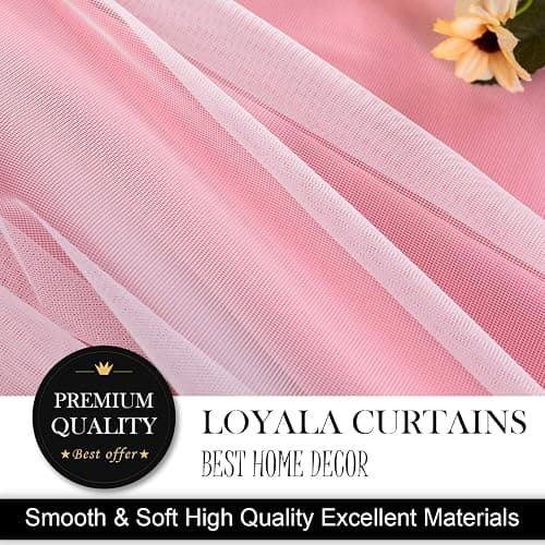 Loyala Star Blackout Curtains - 2 Panel Set, 84 Inches Long, Pink, Nursery & Girls' Room, Cute Kids Design thumbnail 8