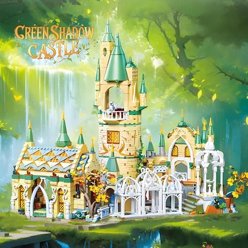 HJPLPXH Magic Medieval Castle Architecture Building Block Sets, Creative Ideals Gifts for Boys Girls Adults (1555PCS) thumbnail 2