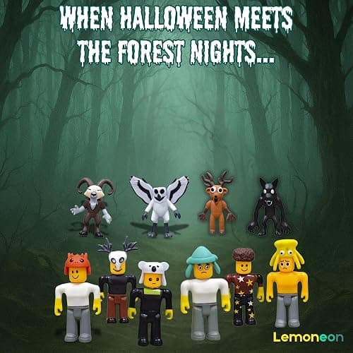 Lemoneon Action Figures Toys 10 Pcs - Deer Owl Wolf Ram and Others - Collection for Video Game Fans thumbnail 3