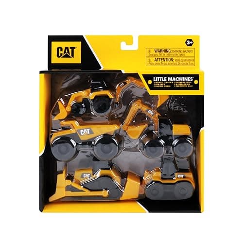 Cat Construction Little Machines 5 Pack - Great Cake Toppers thumbnail 5