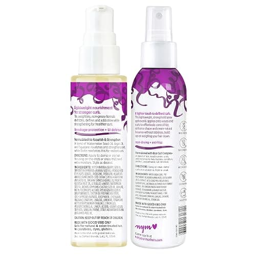 Not Your Mother's Curl Talk Curl Defining Spray Gel and Strengthening Hair Oil (2-Pack) - Styling Products for All Curl Types thumbnail 9