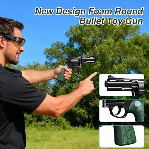 Pistolet Jouet avec balles Souples,Pistolet à Balle Molle,Mousse Jouet Blaster,Blaster en Mousse Souple,l'entraînement en Sécurité ou au Jeu,pour 14 + thumbnail 5
