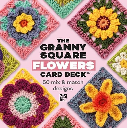 The Granny Square Flowers Card Deck: 50 Mix and Match Designs thumbnail 2