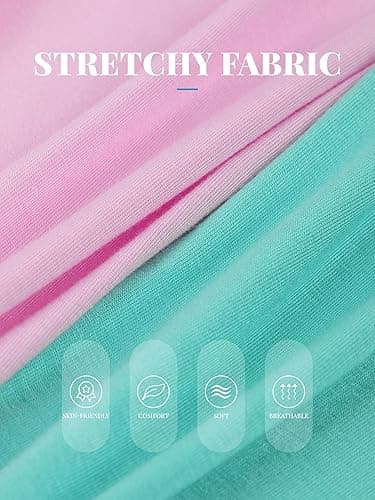 FEOEOR 16 Pack Girls Dance Shorts Toddler Bike Biker Under Dress Cartwheel Kids Shorts Multi-Color Girls Clothes thumbnail 3