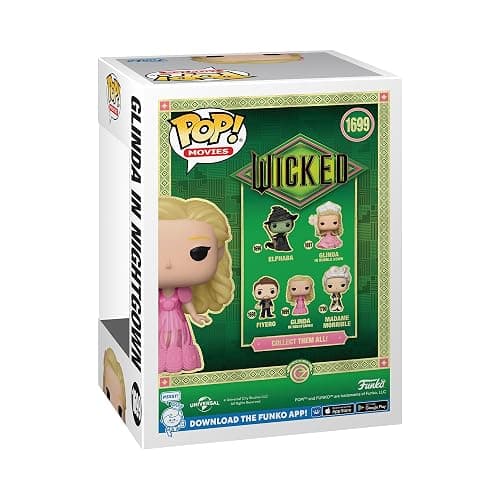 Funko POP Movies: Glinda in Nightgown - Wicked - Collectable Vinyl Figure - Gift Idea - Official Merchandise - for Kids & Adults - Movies Fans - Model Figure for Collectors and Display thumbnail 3