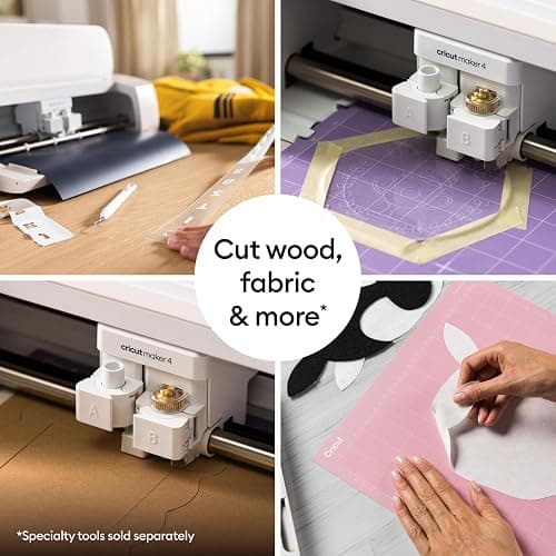 Cricut Maker 4 - Smart Cutting Machine (Seashell) | Digital Content Bundle | Includes 30 images in Design Space App thumbnail 5