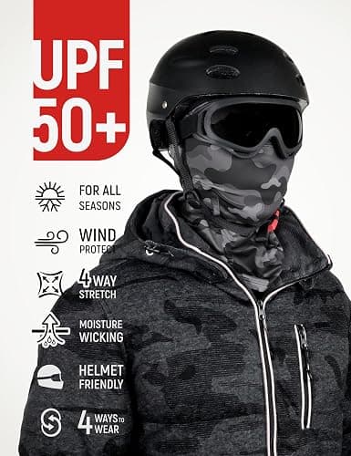 GOT Sports UPF 50+ Balaclava Ski Mask - Windproof Balaclava for Cold Weather Men Women - Snowboard, Motorcycle Sheisty Mask thumbnail 2