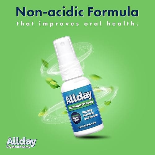 Allday Dry Mouth Spray - Maximum Strength Xylitol, Fast Acting, Non-Acidic (Pack of 2) thumbnail 5