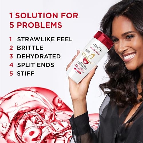 L'Oréal Paris Total Repair 5 Conditioner. With Keratin XS, To Repair Split Ends and Restore Hair Strength, For Dry and Damaged Hair, Jumbo Size, 828 ml thumbnail 3