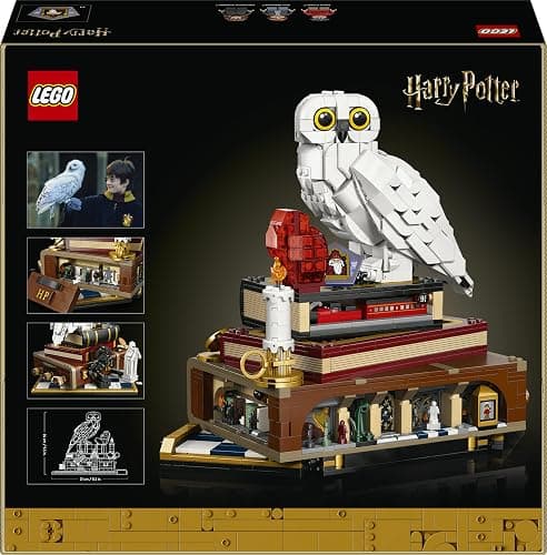 LEGO Harry Potter L’École des Sorciers – Édition Collector - Maquette DIY - Décoration Intérieure - Scènes Miniatures du Film - Figurine d'Hedwige - 3 Minifigurines - Idée Cadeau pour Fan Adulte 76466 thumbnail 12