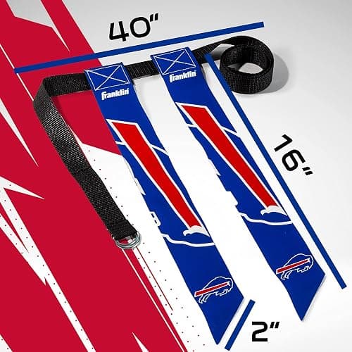 Franklin Sports NFL Team Flag Football Sets - Belts + Flags - Kids + Adults - Fits Up to 36" Waist - NFL Licensed thumbnail 2