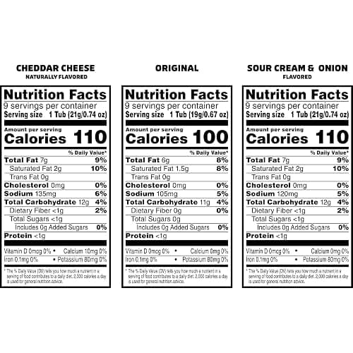Pringles Potato Crisps Chips, Lunch Snacks, Snack Cups, Variety Pack, 19.3oz Box (27 Cups) thumbnail 3