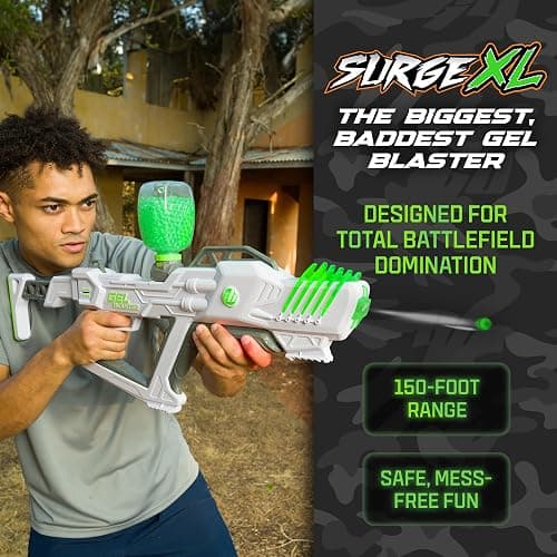 The Original Supersized Gel Blaster Surge XL - Splat Ball Gun 150+ Foot Range - Toy Gel Blasters - Semi, Full-Auto, Triple Burst Modes - Outdoor Games & Toys - Ages 14+ thumbnail 2