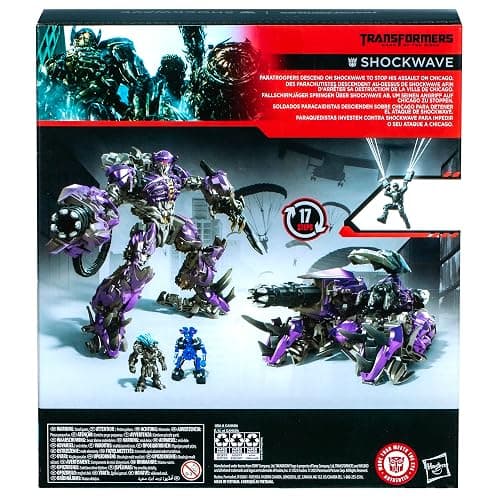 Transformers Toys Studio Series Leader Class Dark of the Moon Shockwave, 8.5-inch Converting Action Figure, Ages 8+ thumbnail 5