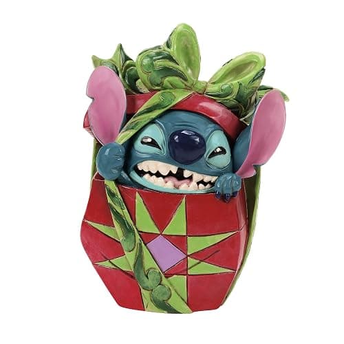 Enesco Disney Traditions by Jim Shore Lilo and Stitch Tearing Out Figurine, 5 Inch, Multicolor - Image 1