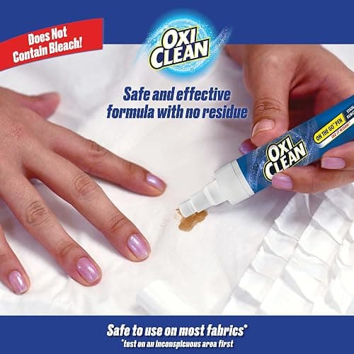 OxiClean On The Go Stain Remover Pen for Clothes and Fabric, Instant Stain Removal Stick, Pack of 3 - 0.73 Fl Oz (Pack of 3) thumbnail 4
