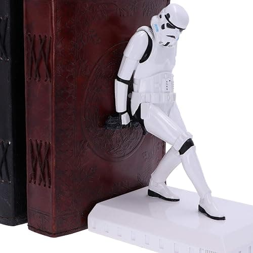 Nemesis Now Serre-Livres Stormtrooper Original de 18,5 cm, résine, Blanc, Produit sous Licence Officielle Stormtrooper, Deux Figurines Stormtrooper pour Garder Vos Livres Droits thumbnail 2