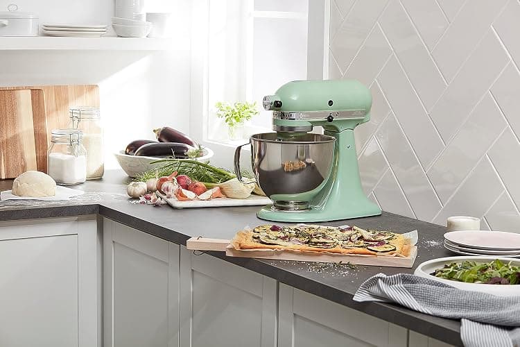 KitchenAid Artisan Series 5 Quart Tilt Head Stand Mixer with Pouring Shield KSM150PS, Pistachio thumbnail 5