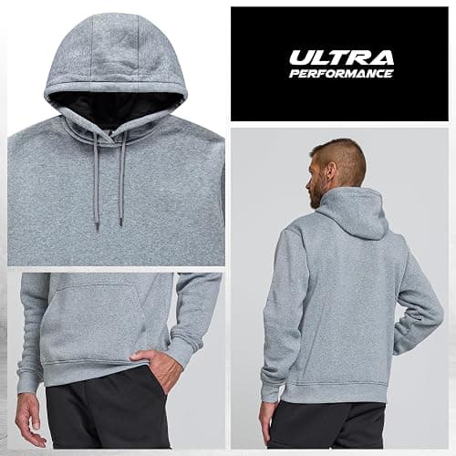 Ultra Performance Mens Pullover Sweatshirt Hoodies Men’s Fleece Hoodie Sweatshirts Casual Lightweight Active Hoodie’s for Men thumbnail 5