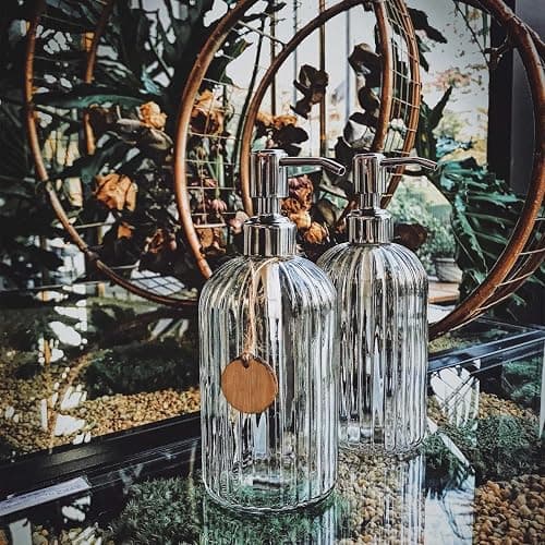Glass hand soap bottles thumbnail 6