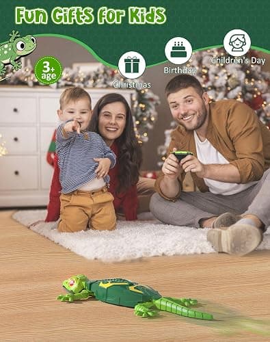 Wall Climbing Lizard,Wall Crawler Robot Gecko Remote Control,Floor Ceiling Crawling Electric Lizard Rc Car Toy,Cool Kids Toys,Easter Birthday Gifts for 3 4 5 6 7 8 9 10+ Year Old Boys Girls Teens thumbnail 6