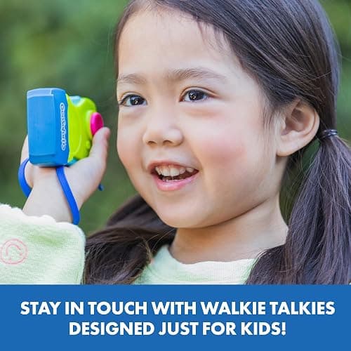 Educational Insights GeoSafari My First Walkie Talkies 2-Pack - Walkie Talkies for Kids, Kids Outdoor Toys, Camping and Adventure Toy, Kid-Friendly Handheld Radios for Girls & Boys Gifts Ages 4+ thumbnail 2