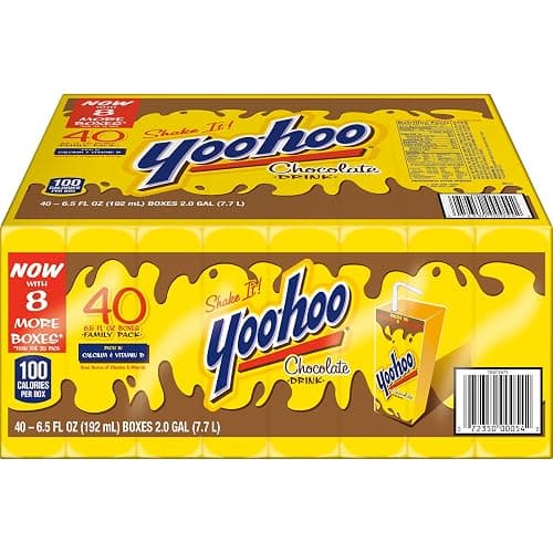 Yoo-hoo Chocolate Flavored Drink, 6.5 fl oz Boxes 40 Pack, Ready to Drink, Caffeine-Free, 99% Fat-Free, High in Calcium & Vitamin D thumbnail 3