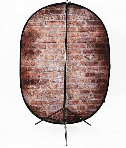 Kate 8ft Collapsible Background Stand Kit for Pop Up Backdrops Tripod Frame with Clamp for Chroma Key Green Screens, Foldable Reflectors Photography Lighting Stand thumbnail 4