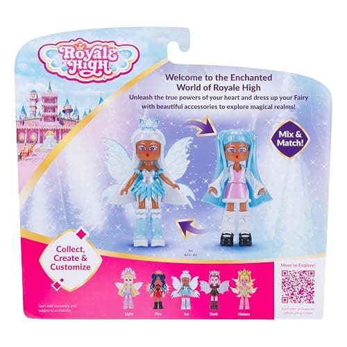 Royale High 3” Ice Fairy Fashion Doll - 1 Figure with 9 Fashion Accessories - Virtual Item Code Included - Series 1 - Ages 5+ thumbnail 4