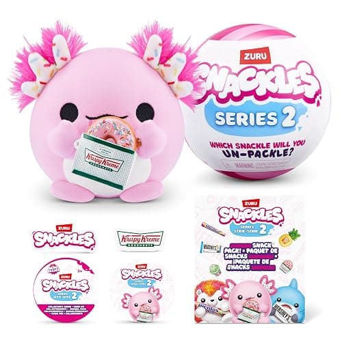 Snackles Series 2 Mystery UNbox 5 Inch Plush in Capsule by ZURU, Ultra Soft Plush, Collectible Plush with Real Licensed Brands, Stuffed Animal thumbnail 4