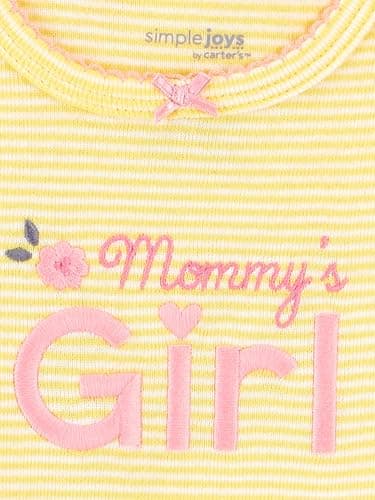 Simple Joys by Carter's Baby-Girls 6-Pack Short-Sleeve Bodysuit thumbnail 2