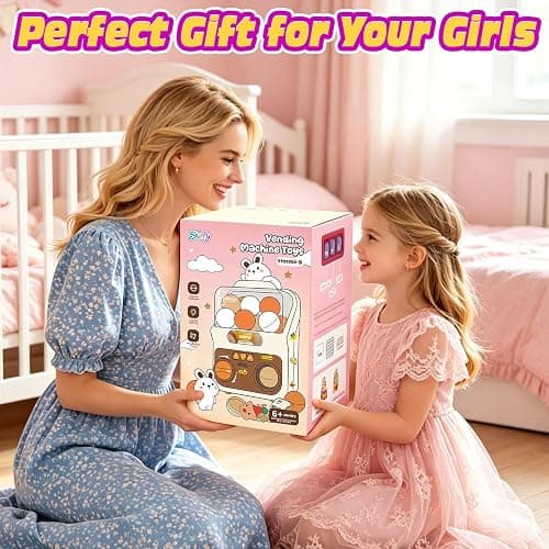 Skirfy Unicorns Capsule Vending Machine for Kids Prize Machine | 15PCS 1.77" Capsule 10 Plush Toy Light Up Music Toy Machine Arcade Game Toy thumbnail 6