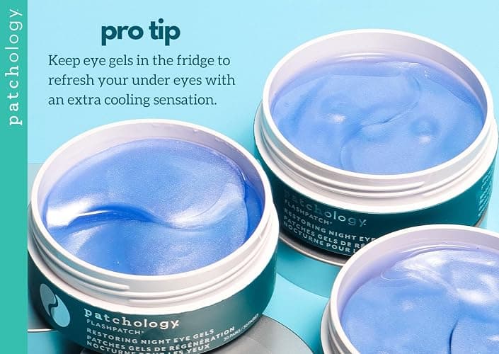 Patchology Restoring Eye Gel Patches with Retinol & Collagen - Eye Masks for Dark Circles, Puffy Eyes & Wrinkles - Anti-Aging Overnight Eye Pads Set - Brighten Skin Care for Eye Bags (30 Pairs) thumbnail 9