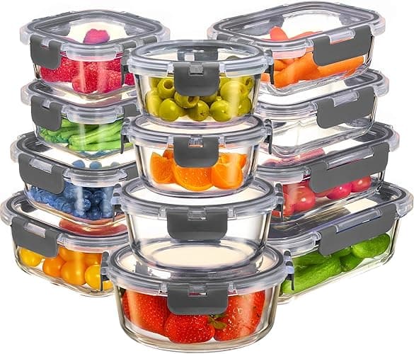 FineDine Glass Storage Containers