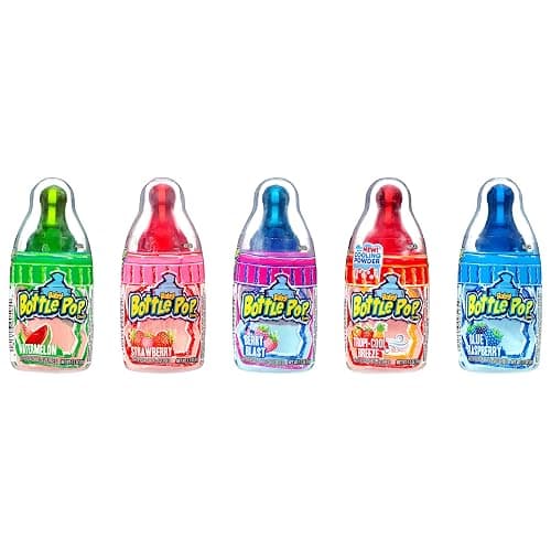 Baby Bottle Pop Easter Candy Lollipops, 18 Ct Bulk Lollipops with Dipping Powder in Assorted Fruity Flavors, Full Size, Individually Wrapped Hard Candy For Easter Basket Stuffers, Egg Fillers, Gifts thumbnail 6