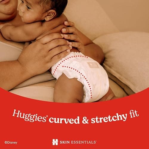 Huggies Size 6 Diapers, Skin Essentials Baby Diapers, Size 6 (35+ lbs), 108 Count (2 Packs of 54), Packaging May Vary thumbnail 9