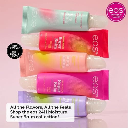 eos 24H Moisture Super Balm - Coconut Milk & Honey Apple, Day or Night Lip Treatment, Made for Sensitive Skin, Lip Balms & Moisturizers, 0.35 fl oz, 2-Pack thumbnail 5