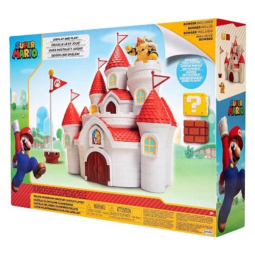 Super Mario Mushroom Kingdom Castle Playset with Exclusive 2.5” Bowser Figure thumbnail 9