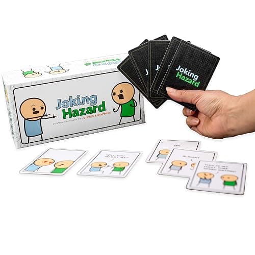 Joking Hazard by Cyanide & Happiness - 360+ Funny & Inappropriate Comic Cards, Hilarious Party Games | Includes Add-Your-Own-Words Cards - White thumbnail 6
