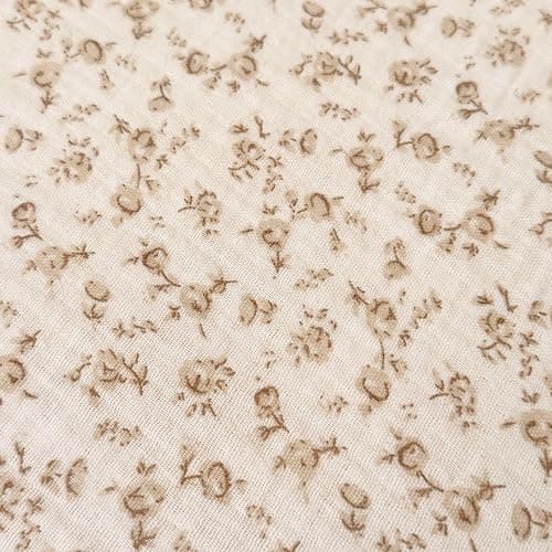 BuLuTu Muslin Kids Duvet Cover for Full Size Bed, Vintage Farmhouse Duvet Covers with Ruffles, Soft Cotton Comforter Cover, Camellia, Zipper Closure & Corner Ties, No Comforter thumbnail 8