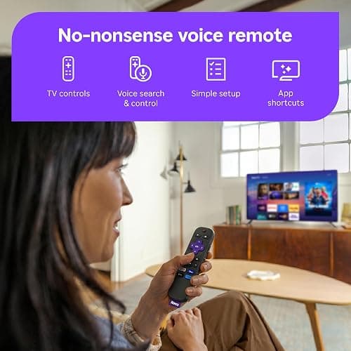 Roku 32-Inch Select Series Smart TV 2026-720p HD TV - RokuTV | Flat Screen LED Television with Voice Remote, Wi-Fi & Bluetooth Headphone Mode - Streaming Live Local News Sports & Movies thumbnail 5