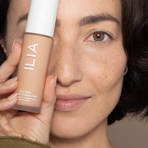 ILIA - True Skin Serum Foundation | Non-comedogenic, Cruelty-Free, Vegan, Weightless Feel, Buildable Coverage, Safe For Sensitive Skin (Texel SF3) thumbnail 4
