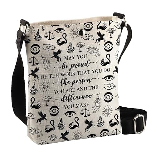 PLITI KOTLC Merchandise Keeper Of The Lost Cities Themed Gift For Bookworm Book Lover Crossbody Bag Foxfire Academy Gift - Image 1